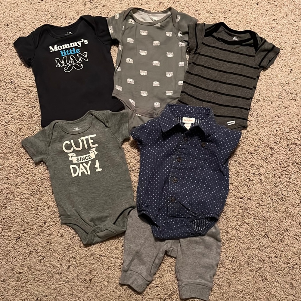 0-3M Boy Outfits